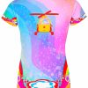 Playera Full Print Dama Payasito Plim Arcoiris Colores - Imagen 2